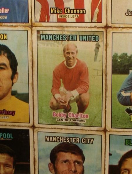 Faç Off: The Central Station Design Retrospective; Bobby Charlton football card