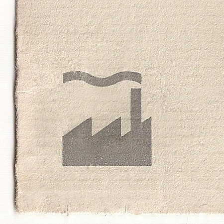 FAC 115 Second Generation Factory Records Stationery; envelope [detail]