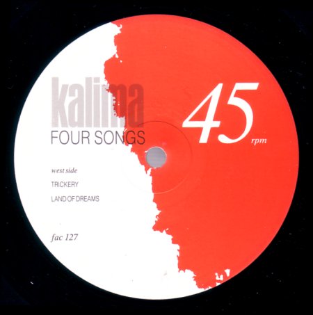 FAC 127 Four Songs; label detail