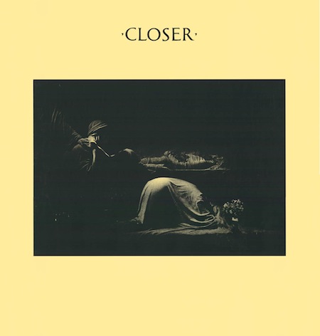 Peter Saville, Martyn Atkins, and Bernard Pierre Wolff:  Joy Division, for 2nd LP, Closer, 1980  [Courtesy of Steven Kasher Gallery]