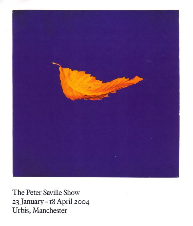 The Peter Saville Show - 23 January - 18 April 2004 - Urbis, Manchester; flyer 4 - True Faith, Trevor Key / Peter Saville 1987