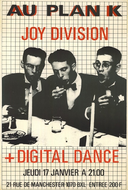 Anonymous: Joy Division, Au Plan K, Brussels Concert, 1980  [Courtesy of Steven Kasher Gallery]