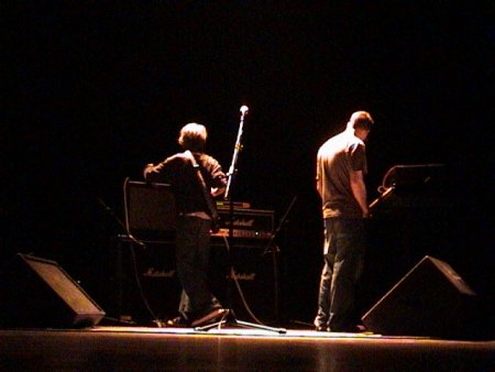 The Durutti Column live at Teatro Rivoli, Porto, Portugal 24 January 2004; Vini Reilly on guitar and Keir Stewart on keyboards [2]