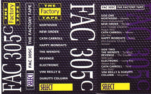 FAC 305c The Factory Tape; detail of outer inlay
