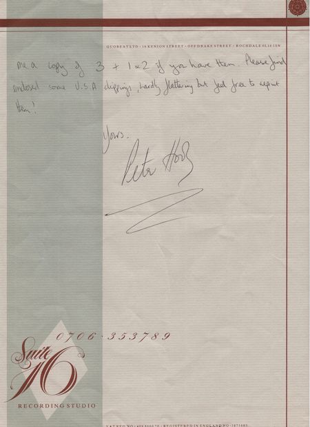 Letter from Hooky c. 1989 Pt 2