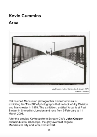 Scream City 1 - Kevin Cummins 'Arca' article first page [photo credit: Kevin Cummins]