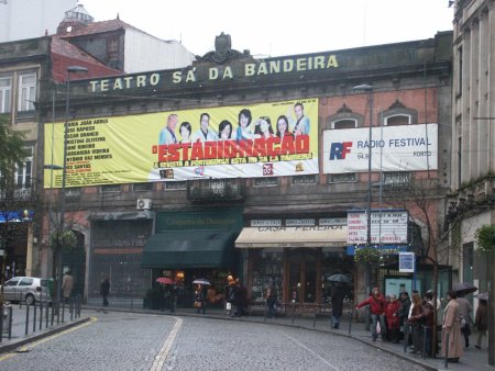 Teatro Sa da Bandeira, Oporto, Portugal; exterior in 2004